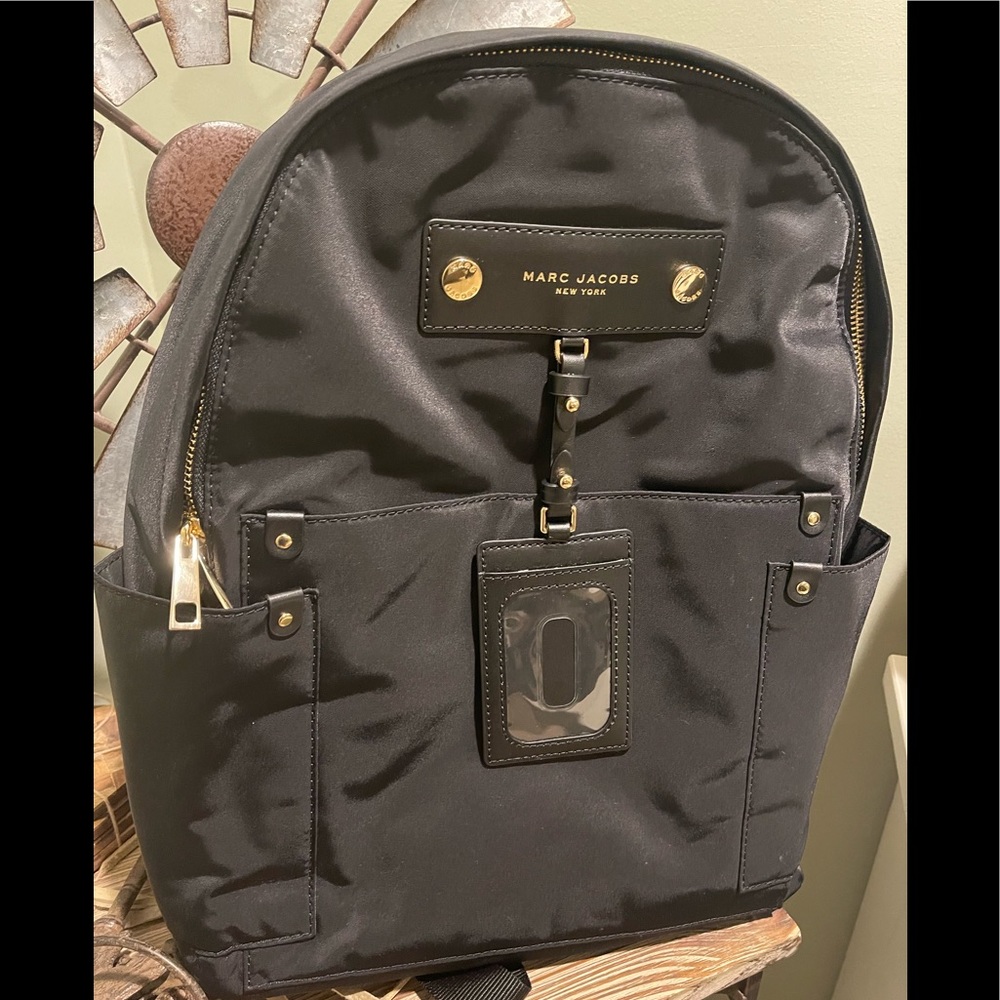New Marc Jacobs black nylon backpack